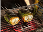lobster on charcoal grill